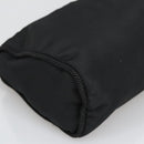 PRADA Pouch Nylon Black Silver Auth am7271-14