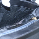 Salvatore Ferragamo Shoulder Bag Leather Black Gold Auth am7272-17