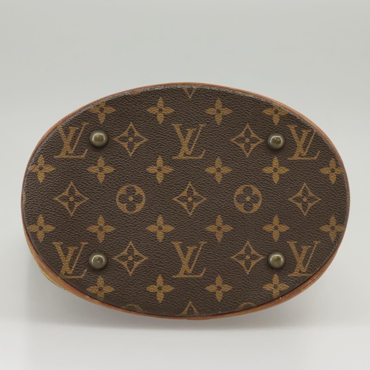 LOUIS VUITTON Monogram Bucket PM Shoulder Bag M42238 LV Auth am7284