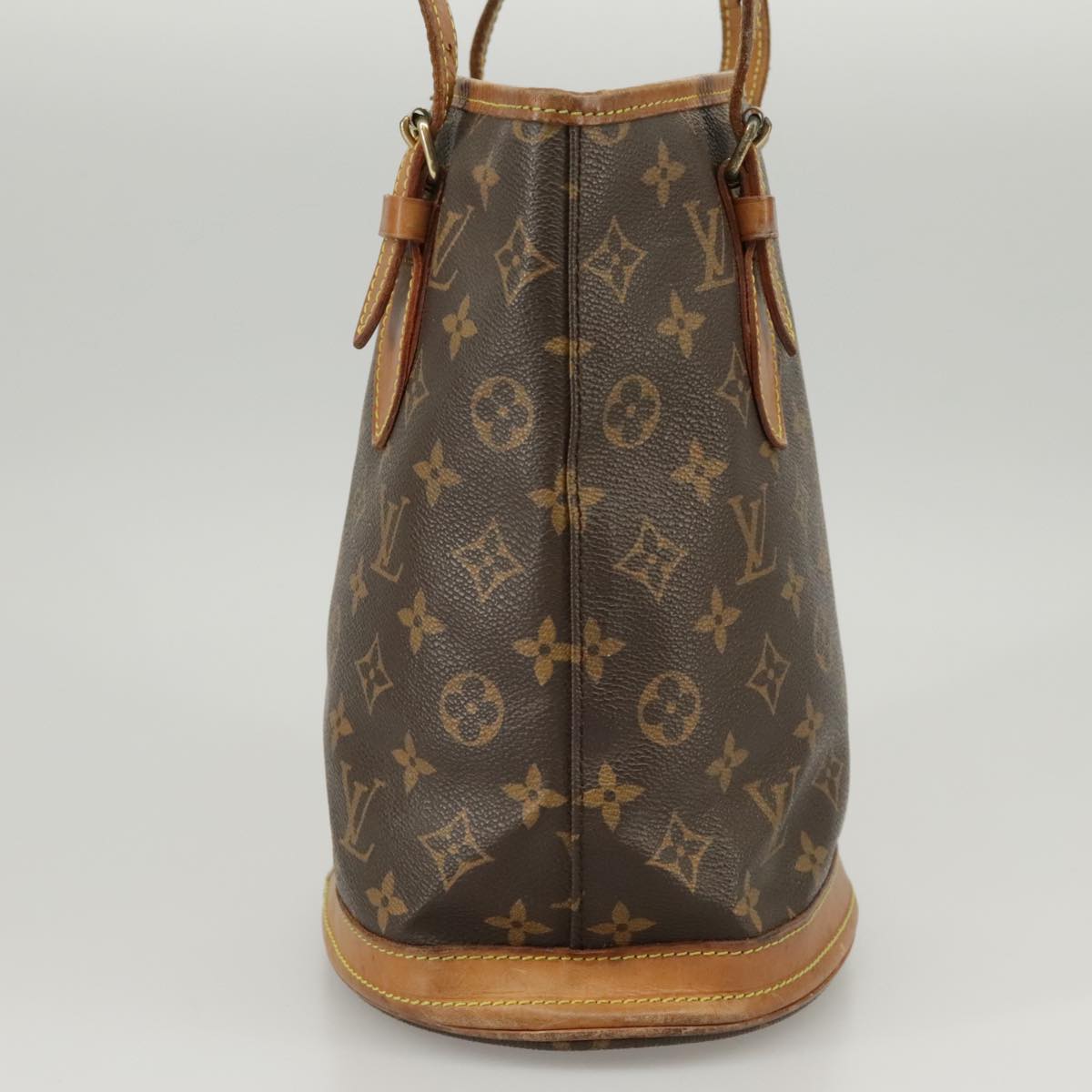 LOUIS VUITTON Monogram Bucket PM Shoulder Bag M42238 LV Auth am7284