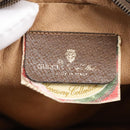 GUCCI GG Supreme Web Sherry Line Clutch Bag PVC Beige Gold 89 01 034 Auth am7287-19