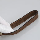 GUCCI GG Supreme Web Sherry Line Clutch Bag PVC Beige Gold 89 01 034 Auth am7287-8