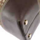 GIVENCHY Tote Bag Canvas Brown Gold Auth am7305-15