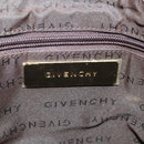 GIVENCHY Tote Bag Canvas Brown Gold Auth am7305-19