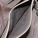 GIVENCHY Tote Bag Canvas Brown Gold Auth am7305-25