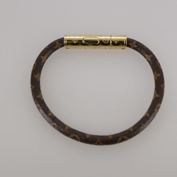 LOUIS VUITTON Monogram LV Confidential Bracelet M8274F LV Auth am7322