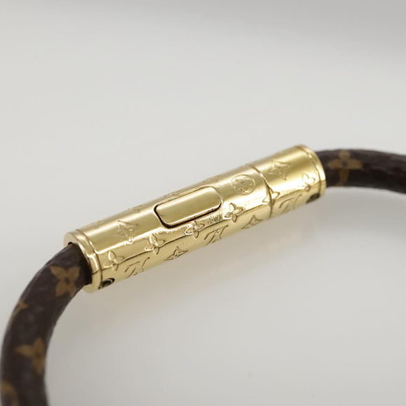 LOUIS VUITTON Monogram LV Confidential Bracelet M8274F LV Auth am7322