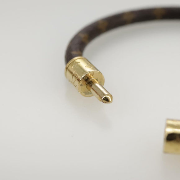 LOUIS VUITTON Monogram LV Confidential Bracelet M8274F LV Auth am7322