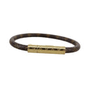 LOUIS VUITTON Monogram LV Confidential Bracelet M8274F LV Auth am7322-2