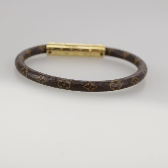 LOUIS VUITTON Monogram LV Confidential Bracelet M8274F LV Auth am7322