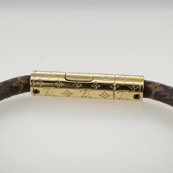 LOUIS VUITTON Monogram LV Confidential Bracelet M8274F LV Auth am7322