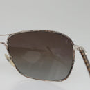 LOUIS VUITTON Damier Conspiration Sunglasses metal Brown Z0035U LV Auth am7330-7