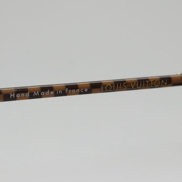 LOUIS VUITTON Damier Conspiration Sunglasses metal Brown Z0035U LV Auth am7330