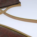 ETRO Paisley Shoulder Bag PVC Leather Brown Gold Auth am7332-8