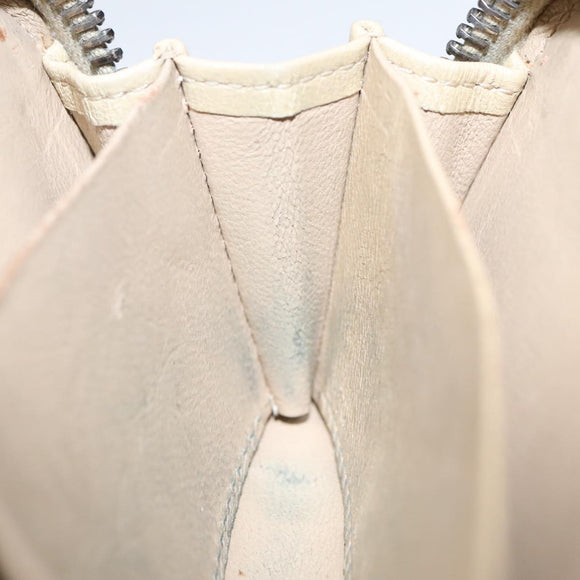 BOTTEGA VENETA INTRECCIATO Coin Purse Leather Beige Auth am7335