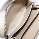 BOTTEGA VENETA INTRECCIATO Coin Purse Leather Beige Auth am7335-17