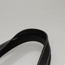 Burberrys Hand Bag Leather Black Gold Auth am7338-8