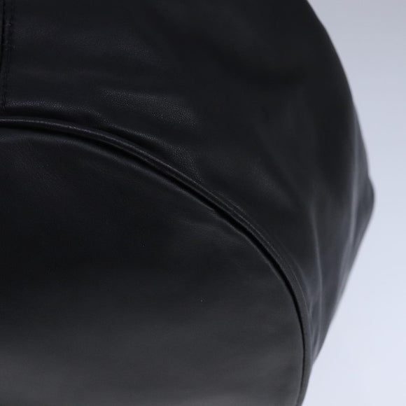 BURBERRY Shoulder Bag Leather Black Auth am7339