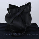 BURBERRY Shoulder Bag Leather Black Auth am7339-12