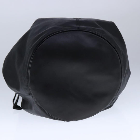 BURBERRY Shoulder Bag Leather Black Auth am7339