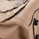 Coach Rogue 31 Hand Bag Leather Beige Auth am7357V-17