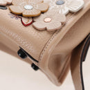 Coach Rogue 31 Hand Bag Leather Beige Auth am7357V-18