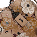 Coach Rogue 31 Hand Bag Leather Beige Auth am7357V-19