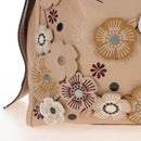 Coach Rogue 31 Hand Bag Leather Beige Auth am7357V-4