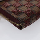 LOUIS VUITTON Damier Piet Zippy Wallet Long Wallet N63174 LV Auth am7360-10