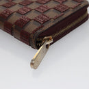 LOUIS VUITTON Damier Piet Zippy Wallet Long Wallet N63174 LV Auth am7360-12