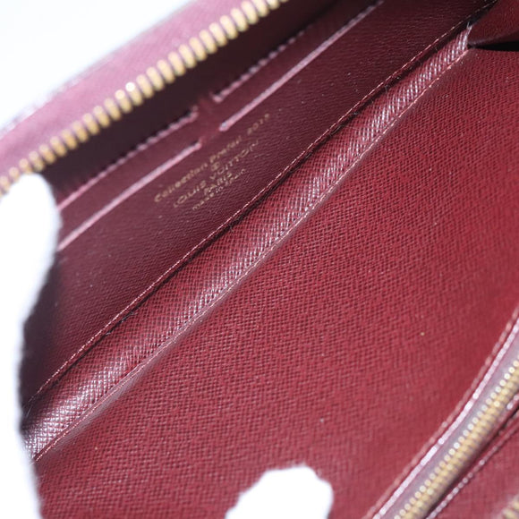 LOUIS VUITTON Damier Piet Zippy Wallet Long Wallet N63174 LV Auth am7360