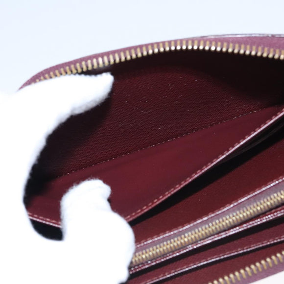 LOUIS VUITTON Damier Piet Zippy Wallet Long Wallet N63174 LV Auth am7360