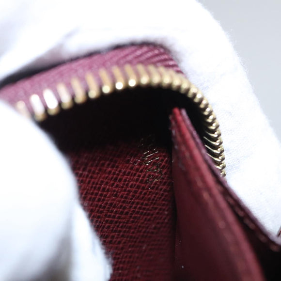 LOUIS VUITTON Damier Piet Zippy Wallet Long Wallet N63174 LV Auth am7360