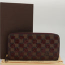 LOUIS VUITTON Damier Piet Zippy Wallet Long Wallet N63174 LV Auth am7360-28