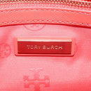 TORY BURCH Hand Bag Leather 2way Red Gold Auth am7378-11
