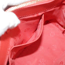 TORY BURCH Hand Bag Leather 2way Red Gold Auth am7378-23