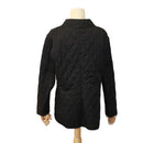 BURBERRY Quilted Jacket Polyester Black Auth am7381-3