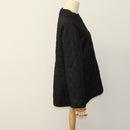 BURBERRY Quilted Jacket Polyester Black Auth am7381-4