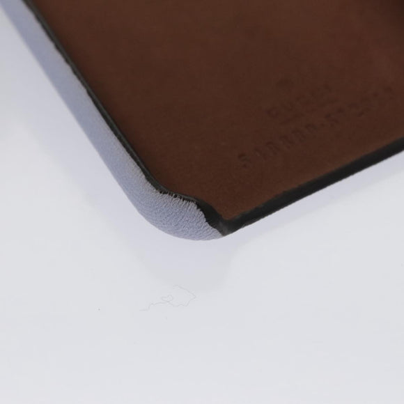 GUCCI Cat iphone8 iPhone Case PVC Leather Purple 548889 Auth am7392