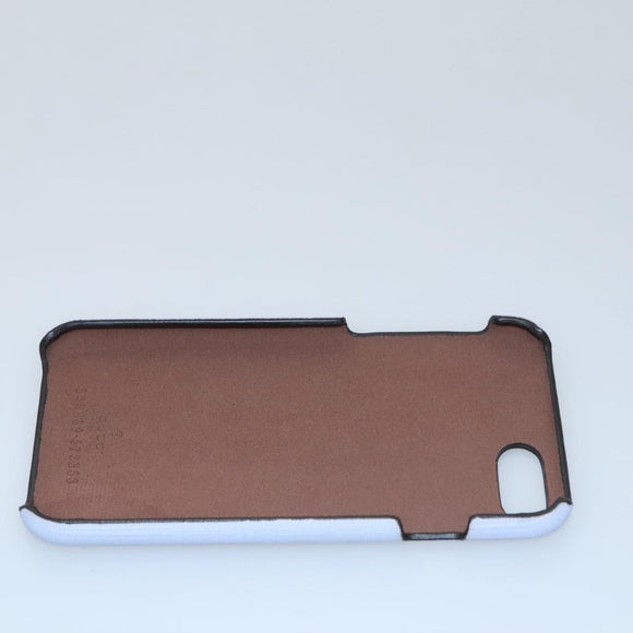 GUCCI Cat iphone8 iPhone Case PVC Leather Purple 548889 Auth am7392