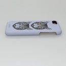 GUCCI Cat iphone8 iPhone Case PVC Leather Purple 548889 Auth am7392-3