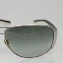 PRADA Sunglasses plastic Black Auth am7394-6