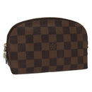 LOUIS VUITTON Damier Ebene Pochette Cosmetic PM Pouch N47516 LV Auth am7399-1