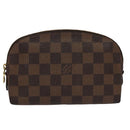 LOUIS VUITTON Damier Ebene Pochette Cosmetic PM Pouch N47516 LV Auth am7399-13
