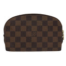 LOUIS VUITTON Damier Ebene Pochette Cosmetic PM Pouch N47516 LV Auth am7399-2
