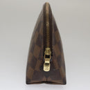 LOUIS VUITTON Damier Ebene Pochette Cosmetic PM Pouch N47516 LV Auth am7399-4