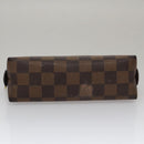 LOUIS VUITTON Damier Ebene Pochette Cosmetic PM Pouch N47516 LV Auth am7399-6
