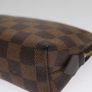 LOUIS VUITTON Damier Ebene Pochette Cosmetic PM Pouch N47516 LV Auth am7399-7