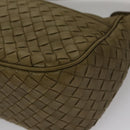 BOTTEGA VENETA INTRECCIATO Shoulder Bag Leather Khaki 143276 Auth am7407-10