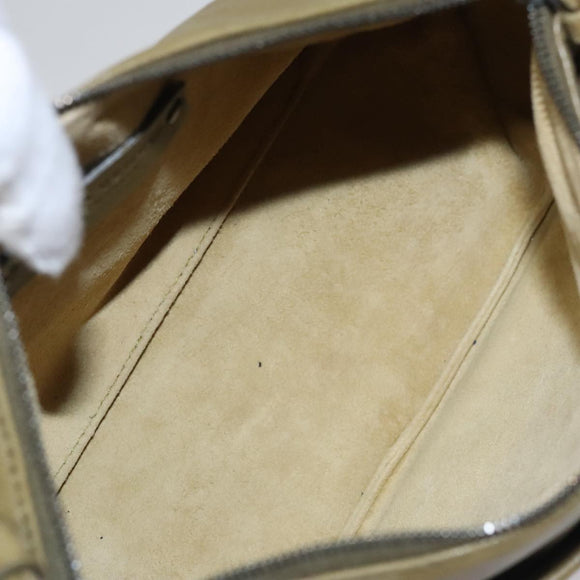 BOTTEGA VENETA INTRECCIATO Shoulder Bag Leather Khaki 143276 Auth am7407